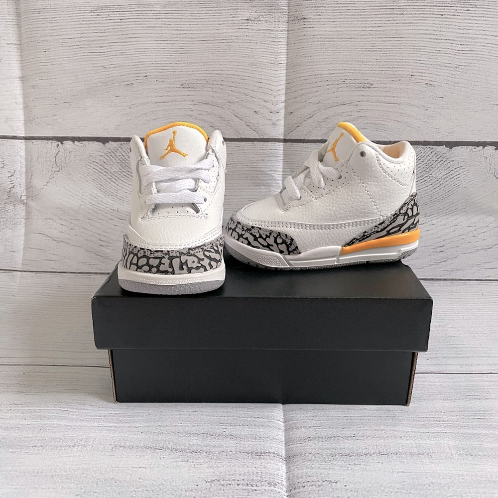 Jordan Retro 3s- “Laser Orange”- size 4C